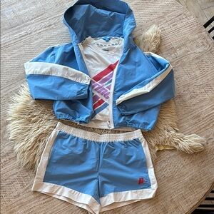 Prince Blue and White Women's Active Set